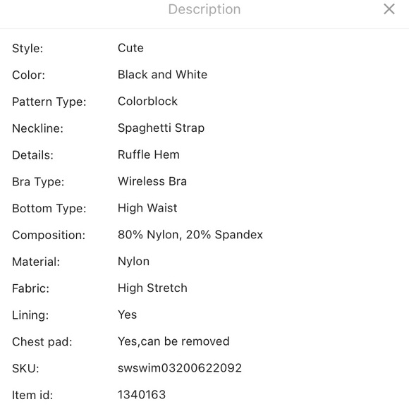 Plus Color Block Ruffle Hem Bikini Swimsuit - Picture 3 of 3